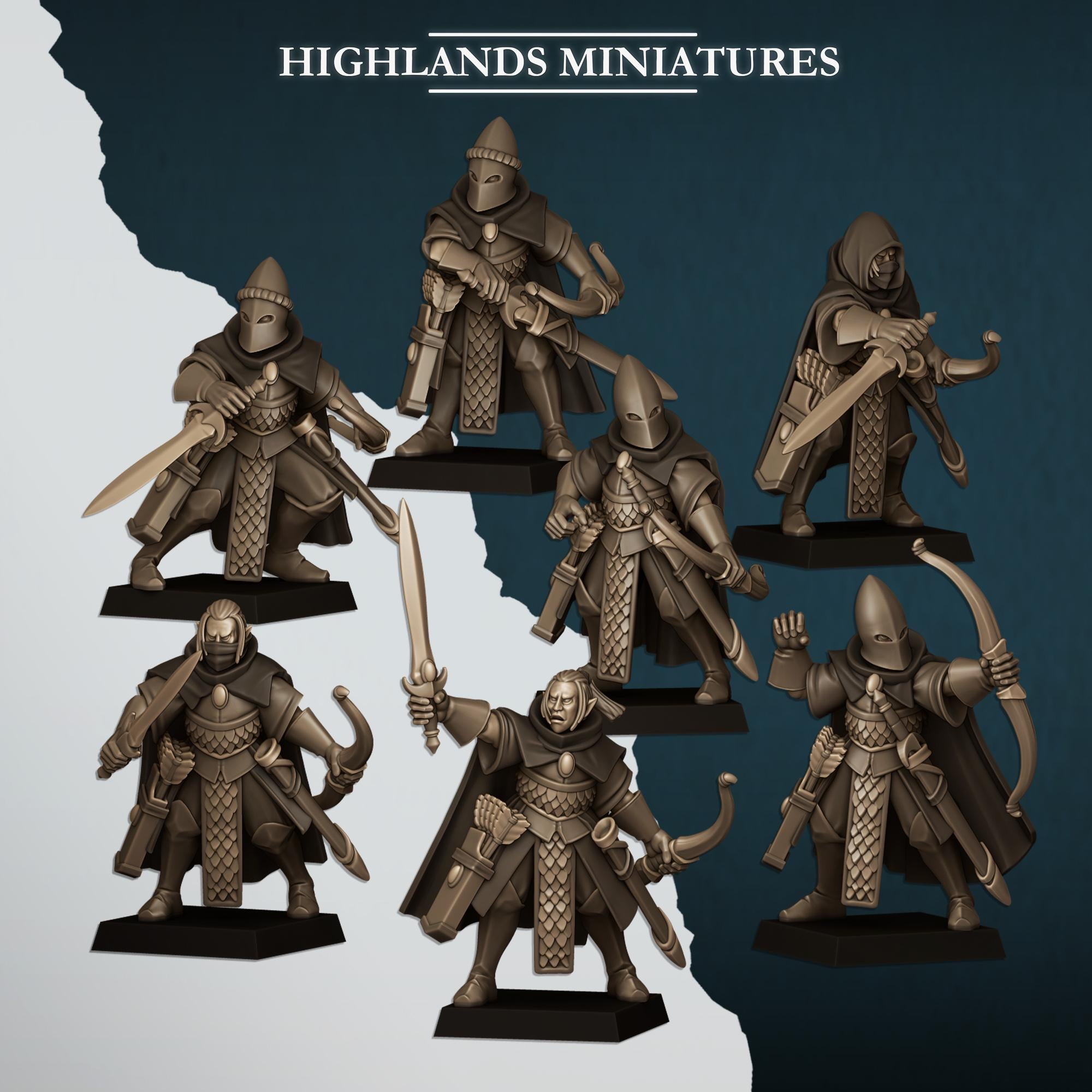 Hight Elves - Shadow - AEGEAN - Highlands Miniatures
