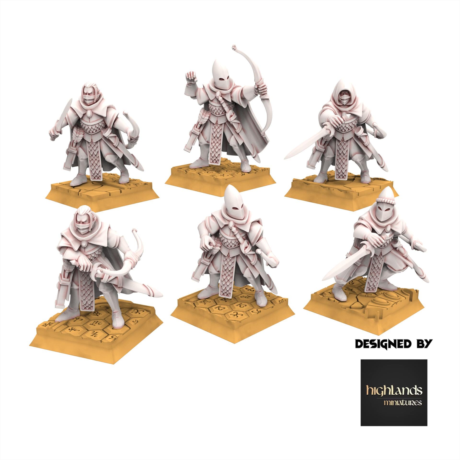 Hight Elves - Shadow - AEGEAN - Highlands Miniatures