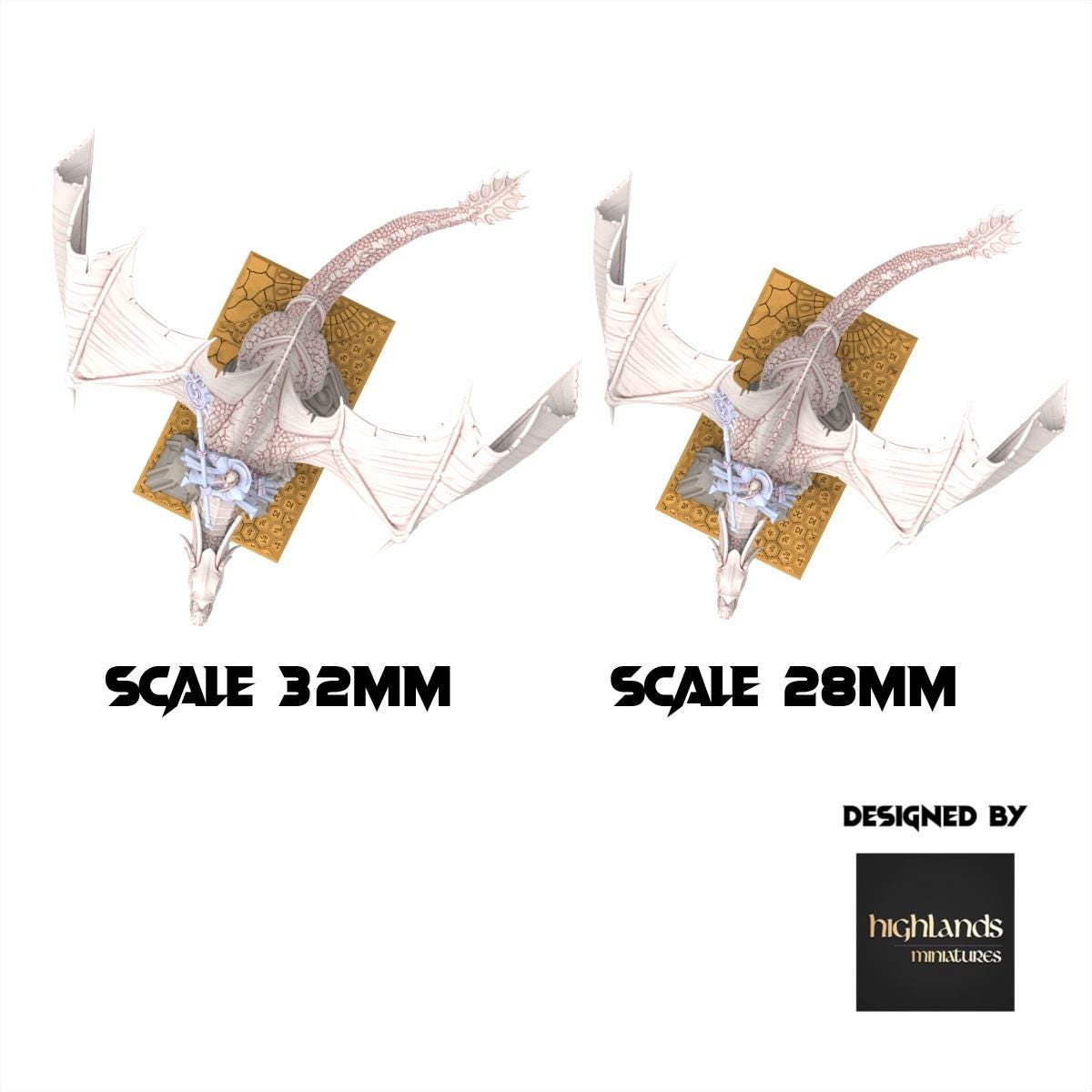 Hight Elves - Dragon - AEGEAN - Highlands Miniatures