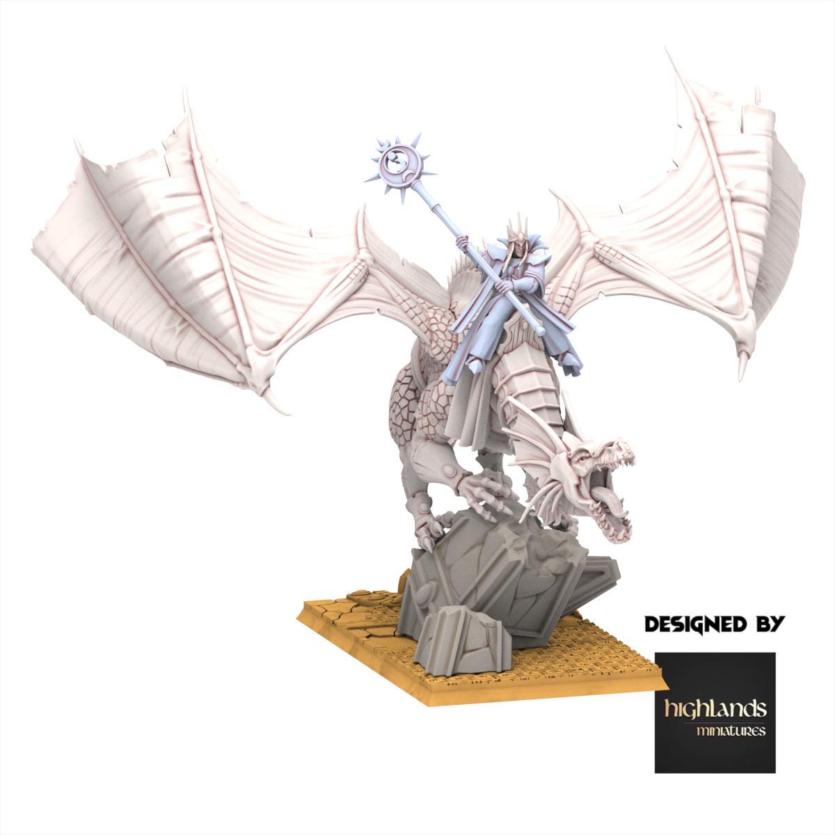 Hight Elves - Dragon - AEGEAN - Highlands Miniatures