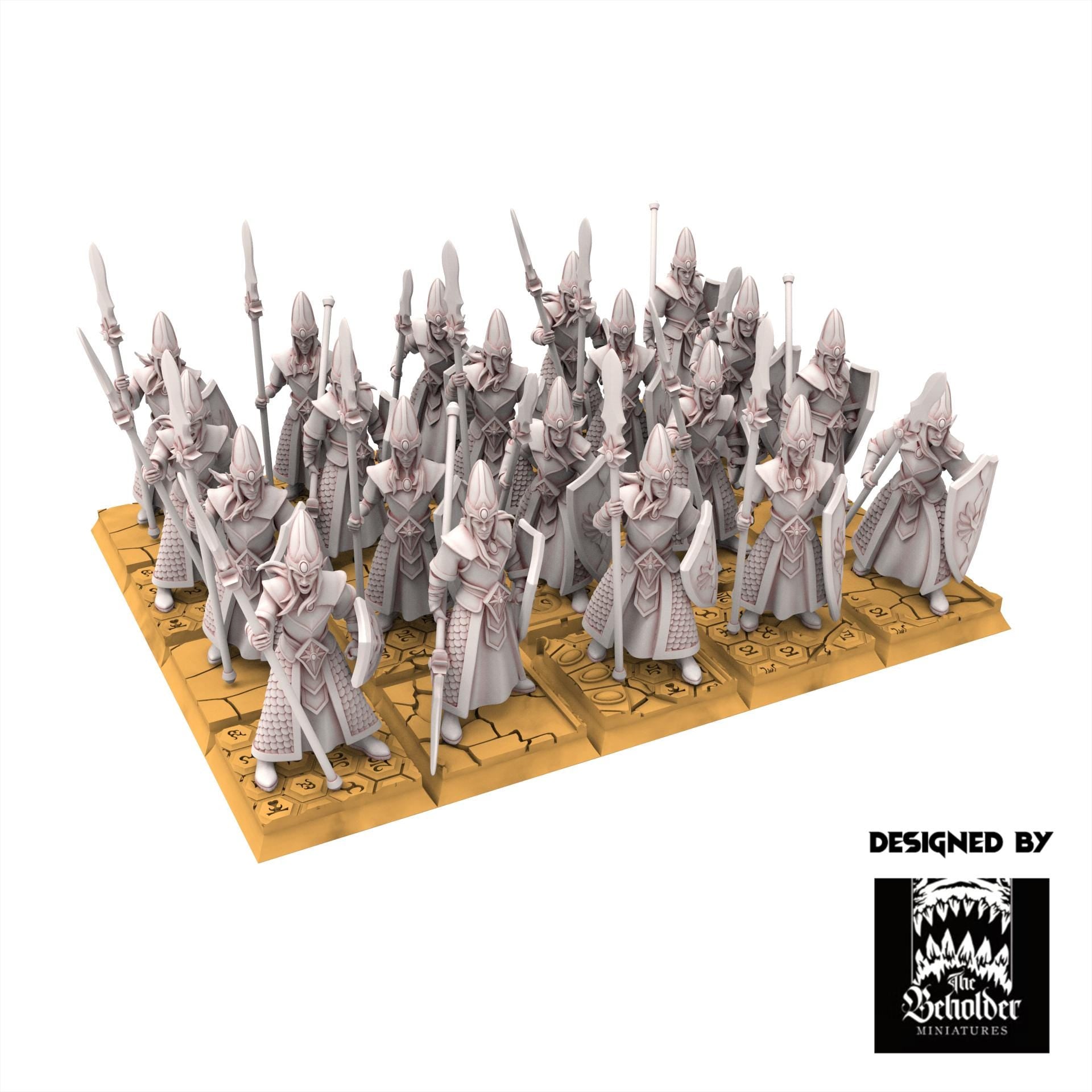 Hight Elves - Kingdom Militia - Silvermoor - The Beholder Miniatures