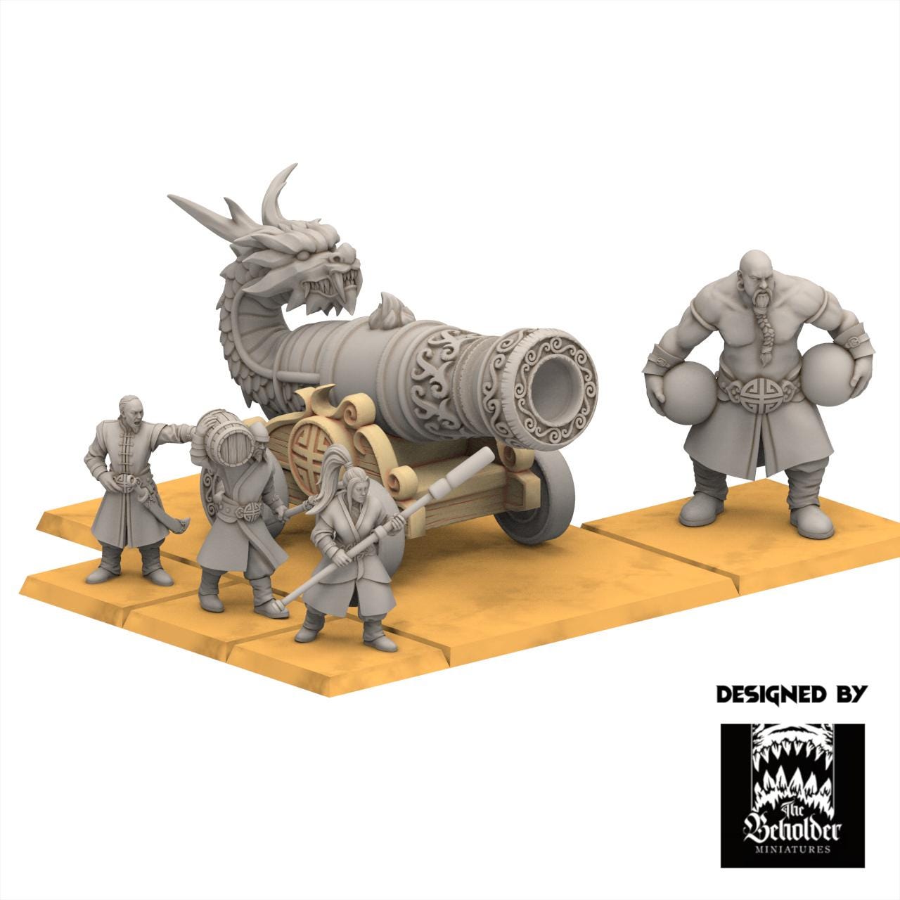 East Empire - Imperial Cannon - Astarii Dynasty - The Beholder Miniatures