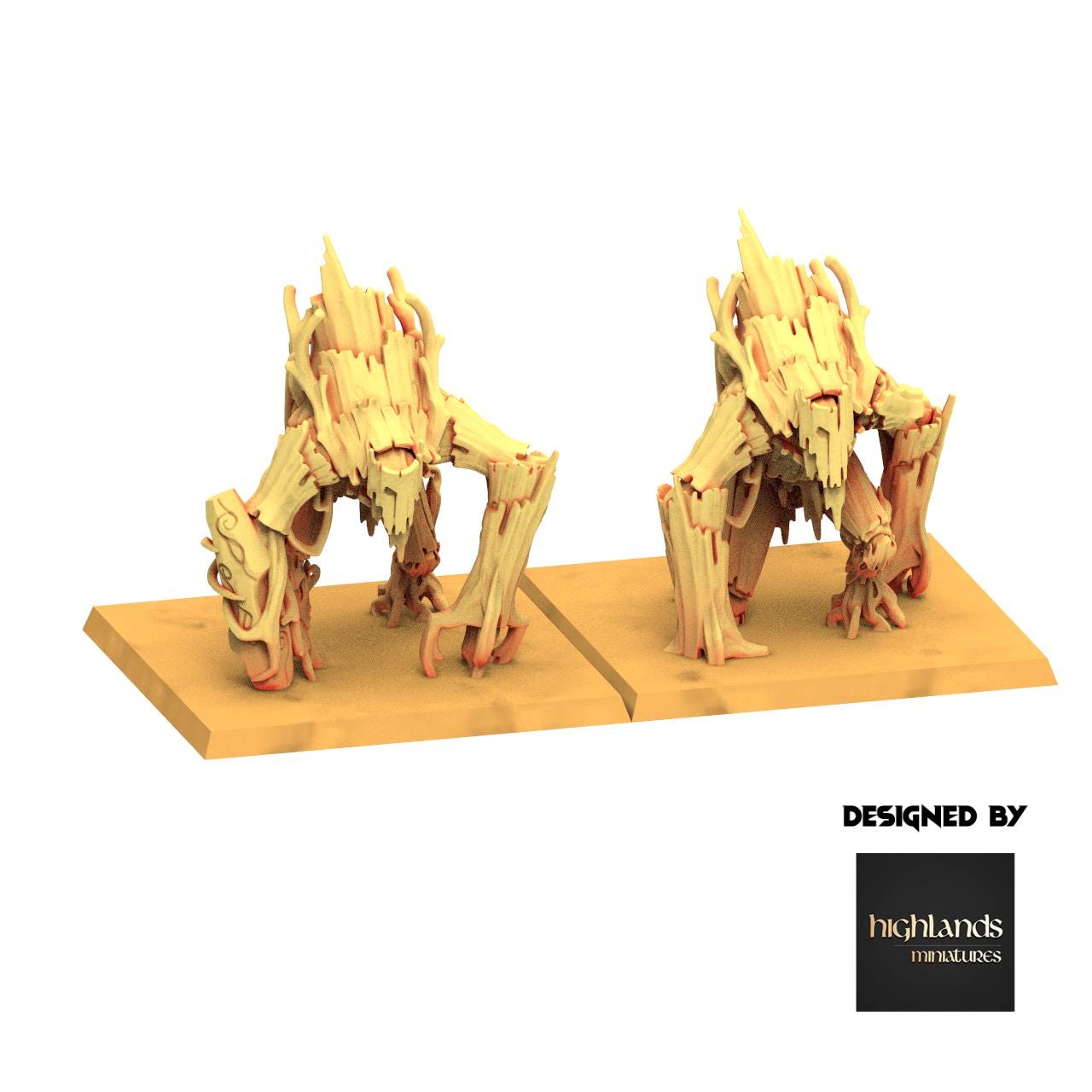 Sylvan Elves - Forest Golem - Feral - Highlands Miniatures