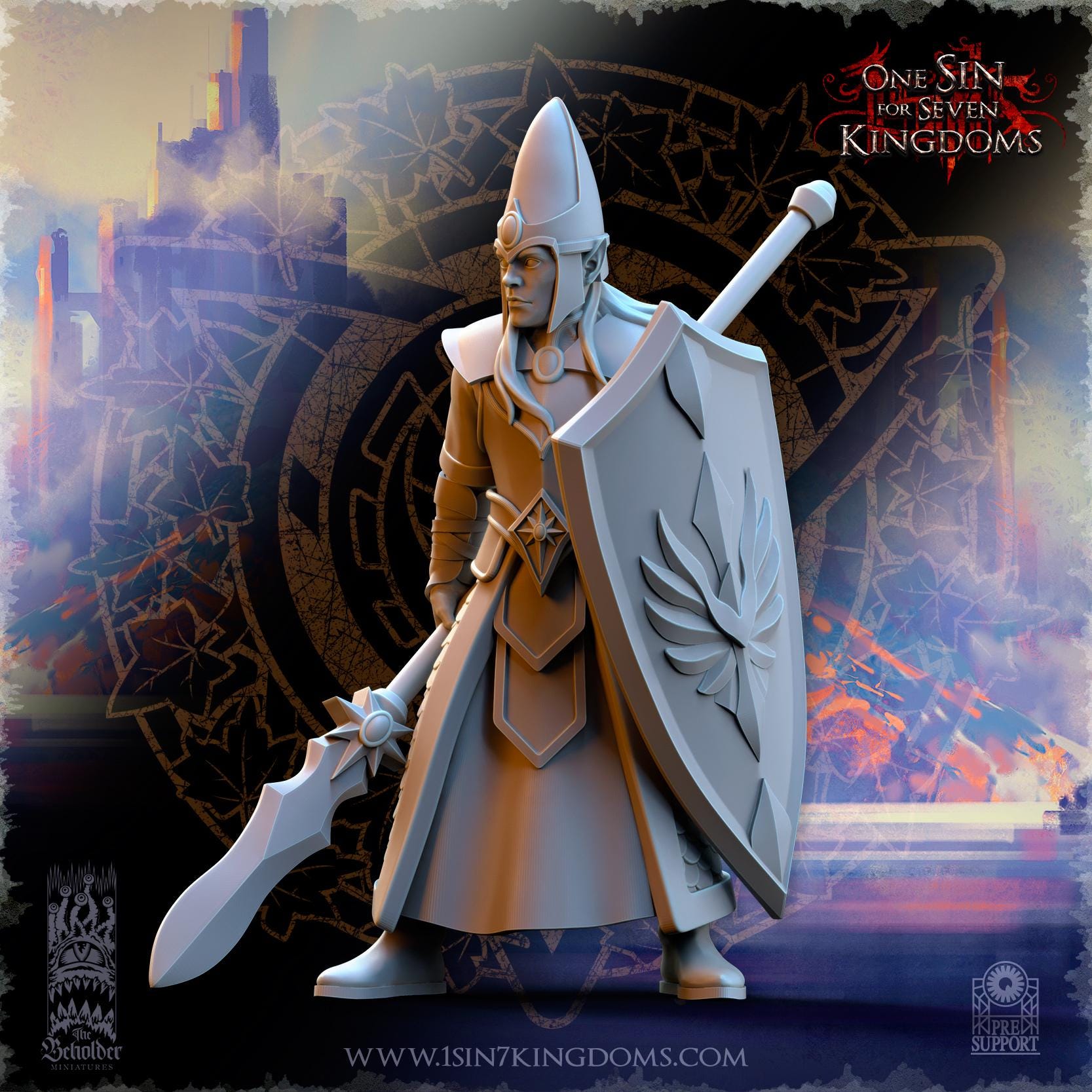 Hight Elves - Kingdom Militia - Silvermoor - The Beholder Miniatures