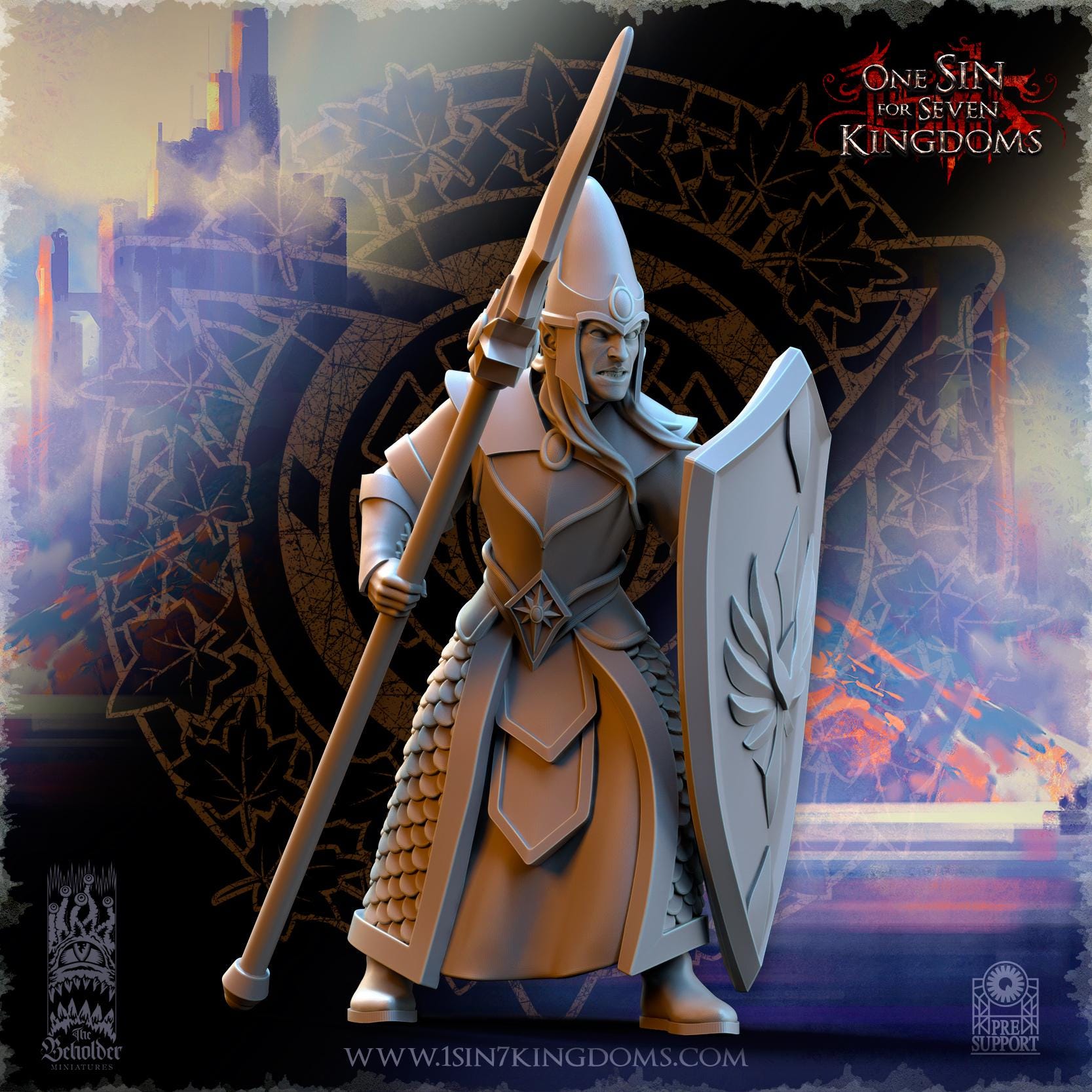 Hight Elves - Kingdom Militia - Silvermoor - The Beholder Miniatures