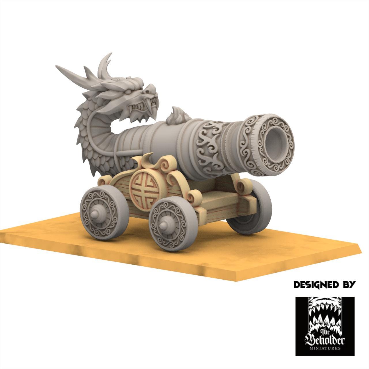East Empire - Imperial Cannon - Astarii Dynasty - The Beholder Miniatures