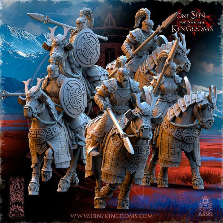 East Empire - Riders - Astarii Dynasty - The Beholder Miniatures
