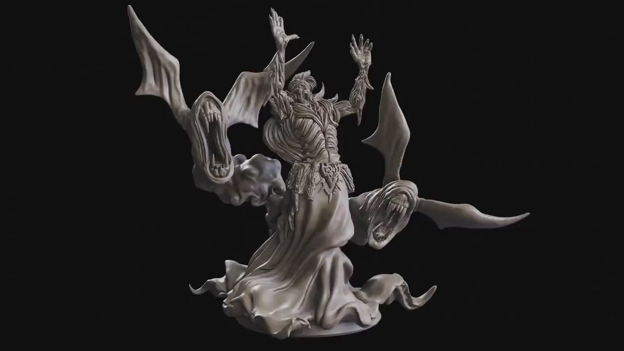 The Court Blood - Enemy - Witch Vampire (25 mm), creatures of darkness, Ennemy, Flesh of Gods, for Wargames, Dungeons & Dragons TTRPG