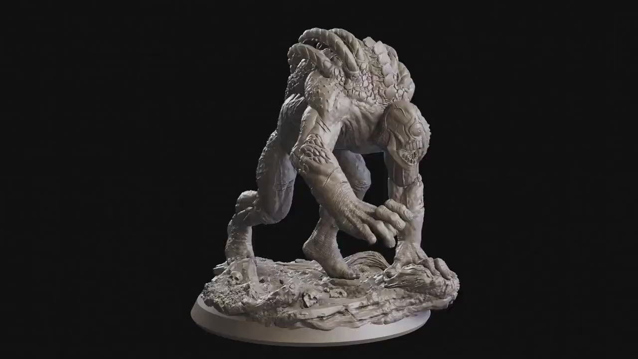 Grimoires of madness - Monster - Aberrant Gazer (50 mm), forbidden magics, Ennemy, Flesh of Gods, for Wargames, Dungeons & Dragons TTRPG