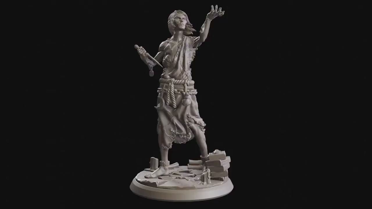 The Court Blood - Enemy - Aimothea Cultist 01, creatures of darkness, Ennemy, Flesh of Gods, for Wargames, Dungeons & Dragons TTRPG