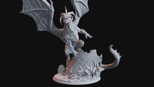 Load and play video in Gallery viewer, Whispers In The Wetlands - Monster - Adult Black Dragon, forbidden knowledge, Ennemy, Flesh of Gods, for Wargames, Dungeons &amp; Dragons TTRPG
