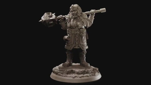 The Underground Experiment - Hero - Female Dwarf, unleash horrors, Flesh of Gods, for Wargames, Dungeons & Dragons TTRPG