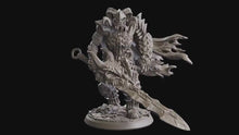 Load and play video in Gallery viewer, Echoes Of Corruption - Boss - Cursed Dragon Knight 25 mm, light and darkness, Ennemy, Flesh of Gods, for Wargames, Dungeons &amp; Dragons TTRPG
