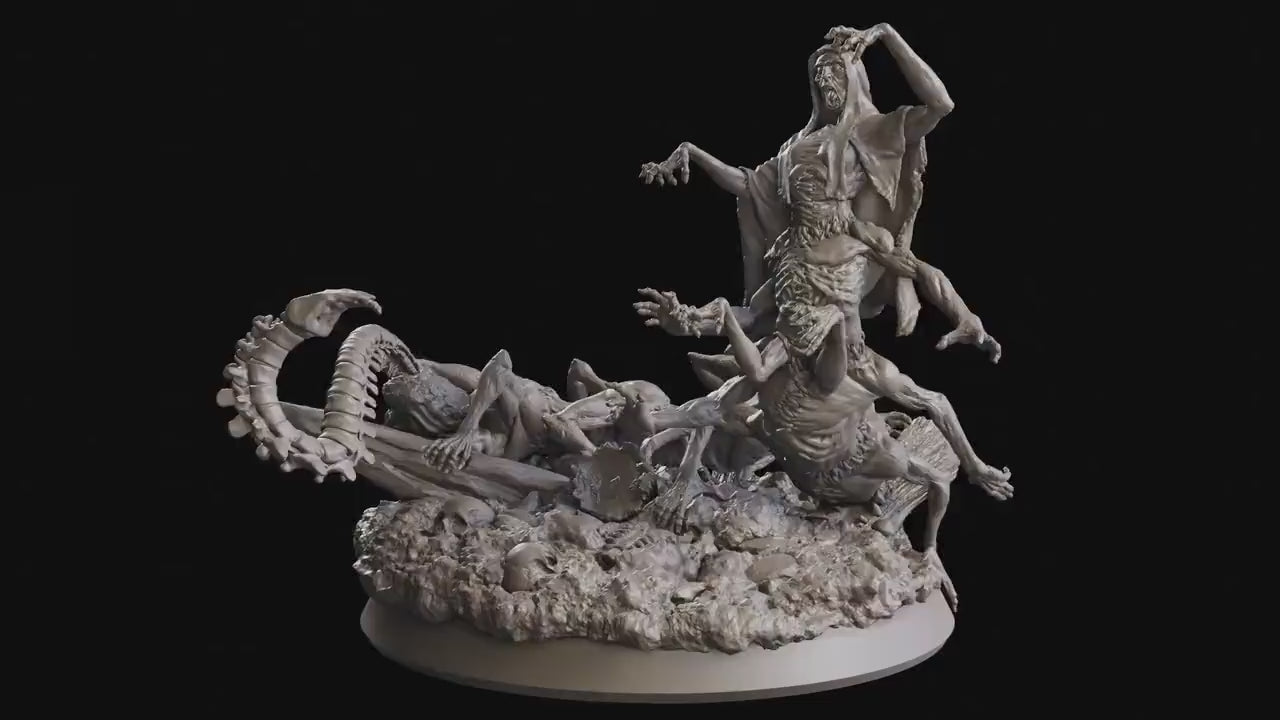 Echoes Of Corruption - Enemy - The Flesh Assembly (50 mm), light and darkness, Ennemy, Flesh of Gods, for Wargames, Dungeons & Dragons TTRPG