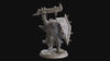 The scourges of war - Monster - Armored Minotaur, glory and honor, Ennemy, Flesh of Gods, for Wargames, Dungeons & Dragons TTRPG