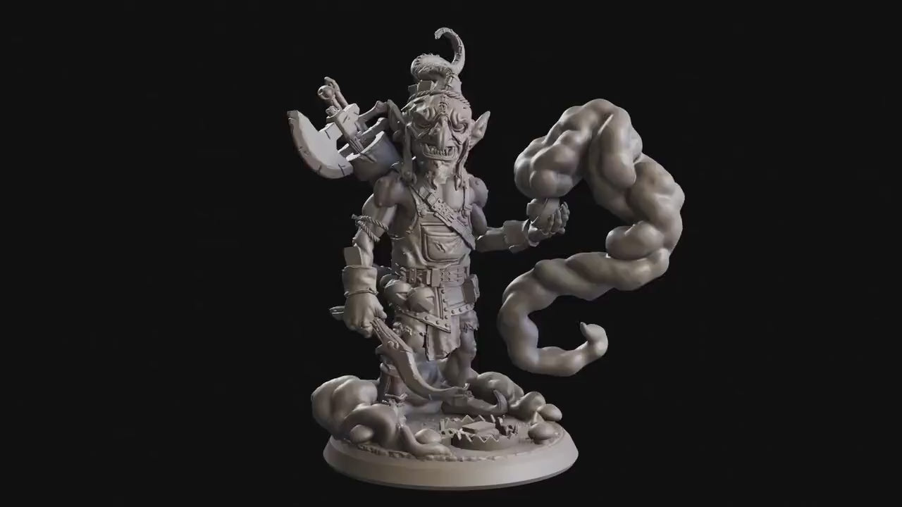 The tribal Gathering - Enemy - Goblin Bandit 01, fierce and proud warriors, Ennemy, Flesh of Gods, for Wargames, Dungeons & Dragons TTRPG
