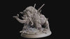 The tribal Gathering - Enemy - Rhinosaurus (75 mm), fierce and proud warriors,Ennemy, Flesh of Gods, for Wargames, Dungeons & Dragons TTRPG