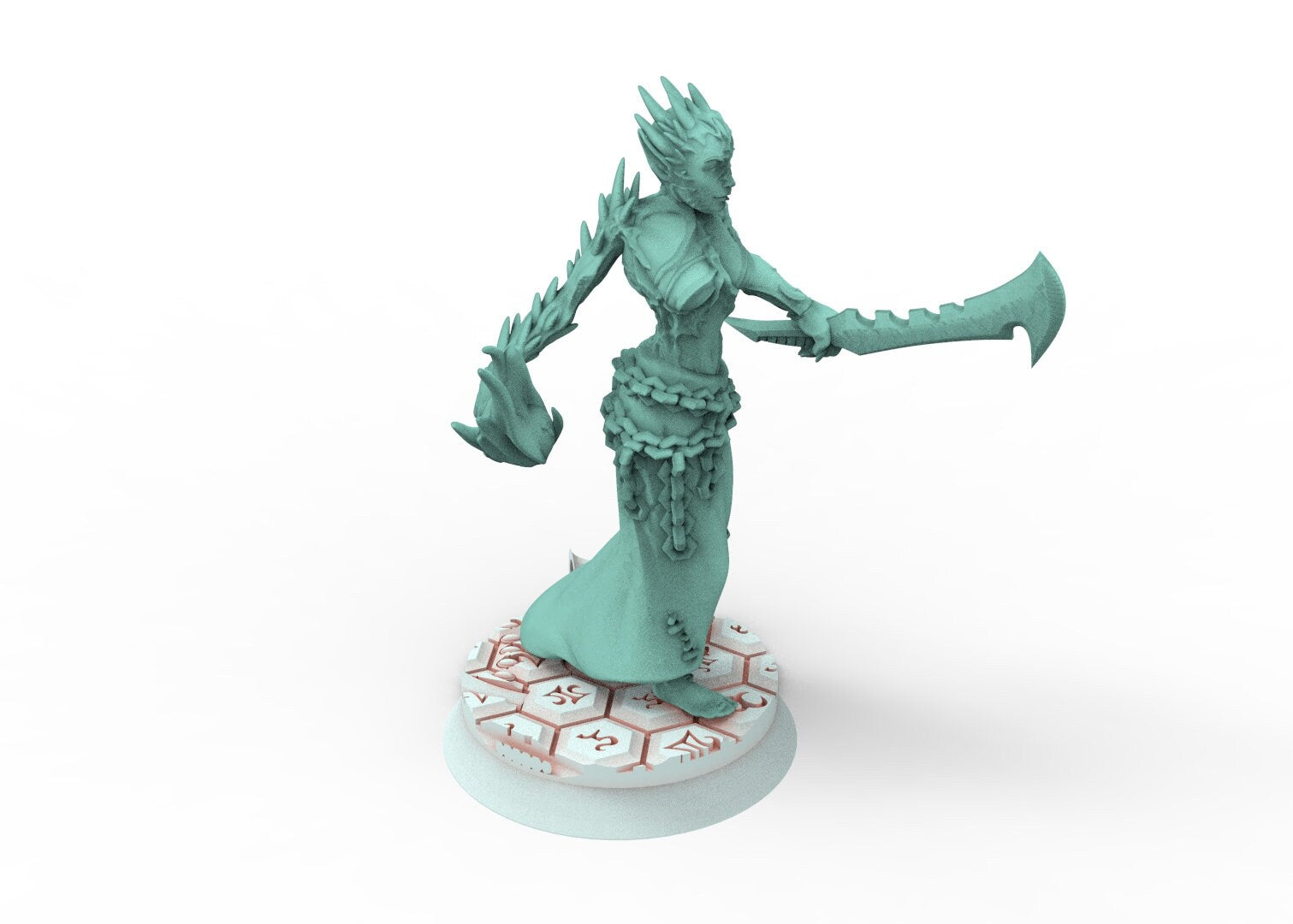 Dark city - Dark city - Female Cursed warriors Dark eldar drow