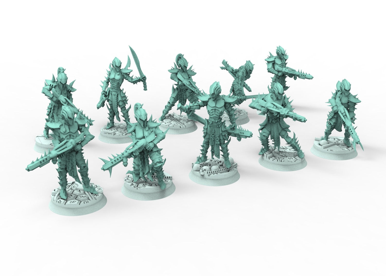 Dark city - Heavy infantry Dark eldar drow