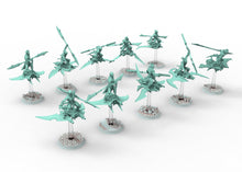 Load image into Gallery viewer, Dark city - Hoverboard riders patrol Dark eldar drow
