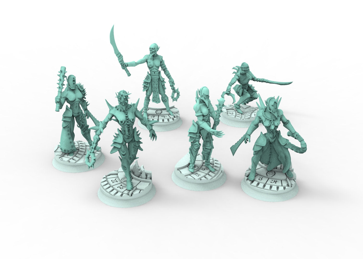 Dark city - Female wracked tortured warriors Dark eldar drow