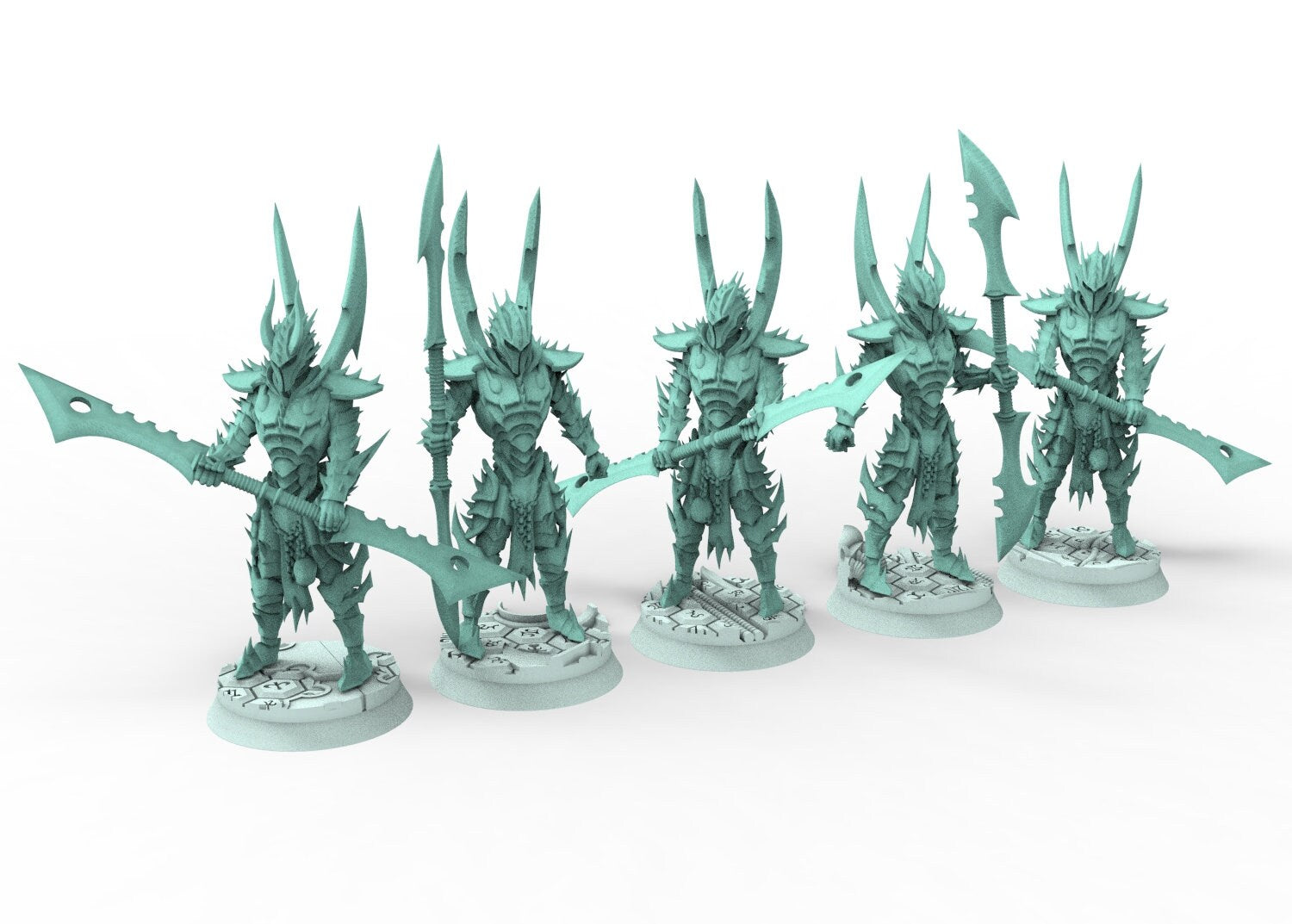 Dark city - Personal Guards Mercenary Temple warriors Dark eldar drow 