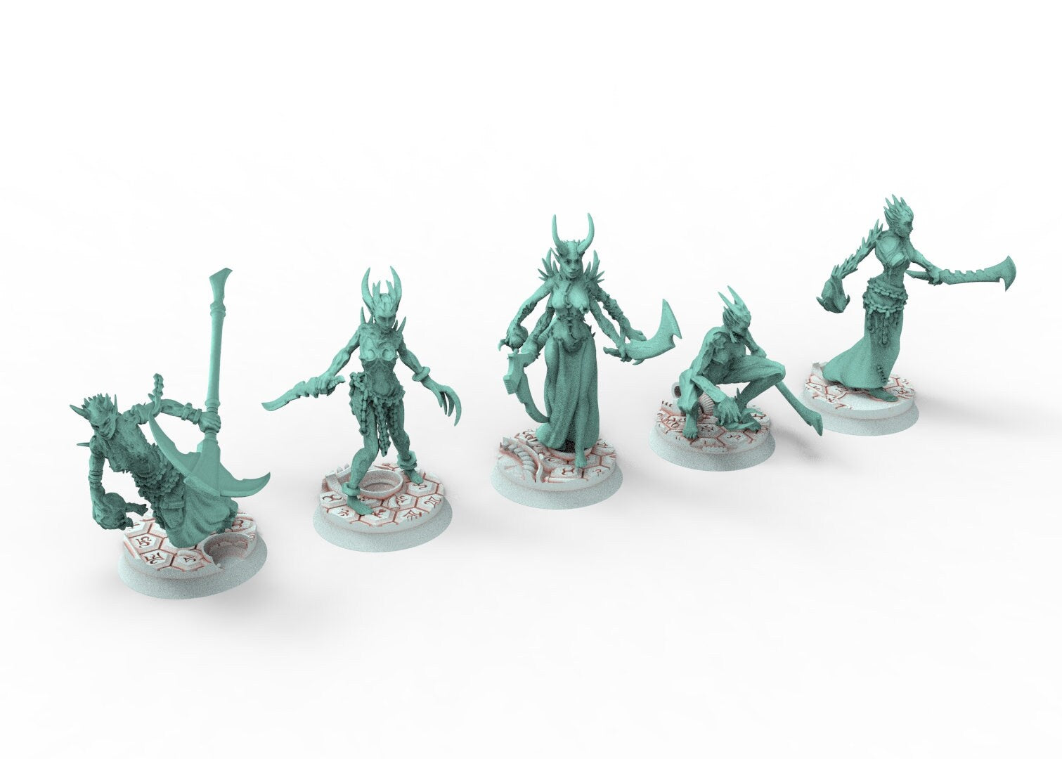 Dark city - Dark city - Female Cursed warriors Dark eldar drow