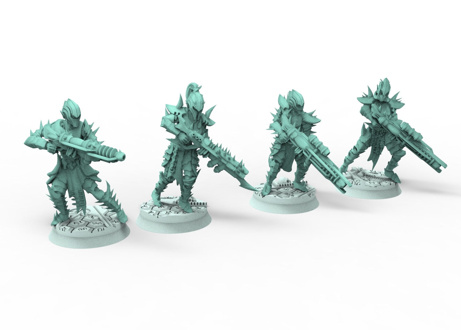 Dark city - Heavy infantry Dark eldar drow