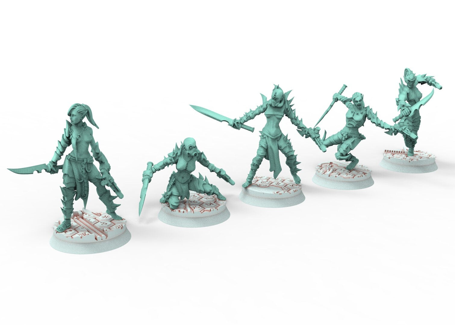 Dark city - Female gladiators of the Arena Dark eldar drow 