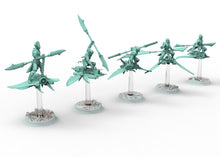 Load image into Gallery viewer, Dark city - Hoverboard riders patrol Dark eldar drow
