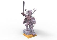 Charger l&#39;image dans la galerie, Arthurian Knights - Lancelot du Lac legendary Knight usable for Oldhammer, battle, king of wars, 9th age

