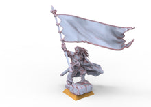 Charger l&#39;image dans la galerie, Arthurian Knights - Knight of the Great Banner usable for Oldhammer, battle, king of wars, 9th age
