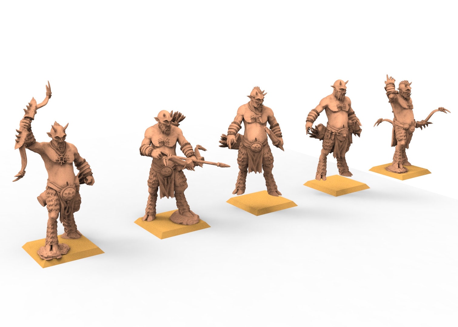 Beastmen - Beastmen ranged warriors of Chaos