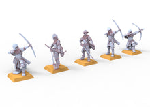 Charger l&#39;image dans la galerie, Arthurian Knights - Archers men at arms usable for Oldhammer, battle, king of wars, 9th age
