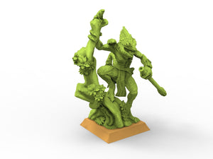 Lost Temple - Commando Chameleon skink lizardmen usable for Oldhammer, battle, king of wars, 9th age