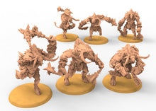 Charger l&#39;image dans la galerie, Beastmen - Squad of Berserker Minotaurs Beastmen warriors of Chaos
