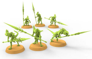 Lost temple - Spinodon dinosaurs lizardmen usable for Oldhammer, battle, king of wars, 9th age