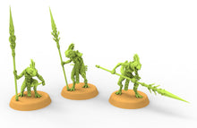 Load image into Gallery viewer, Lost temple - Skink Tamer Belluaire salamander lizardmen from the East usable for Oldhammer, battle, king of wars, 9th age
