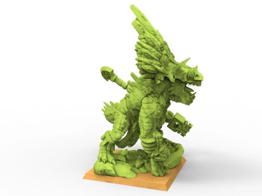 Lost temple - Lord TlalocUns Saurian Hero lizardmen from the East usable for Oldhammer, battle, king of wars, 9th age