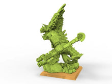 Load image into Gallery viewer, Lost temple - Lord TlalocUns Saurian Hero lizardmen from the East usable for Oldhammer, battle, king of wars, 9th age
