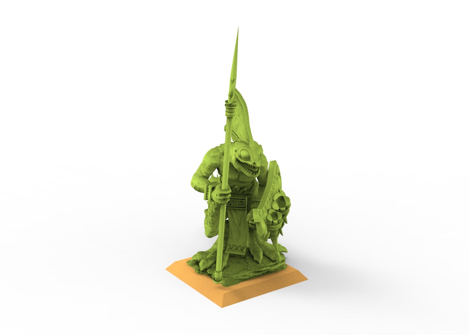 Lost temple - Skink Spears lizardmen usable for Oldhammer, battle, king of wars, 9th age