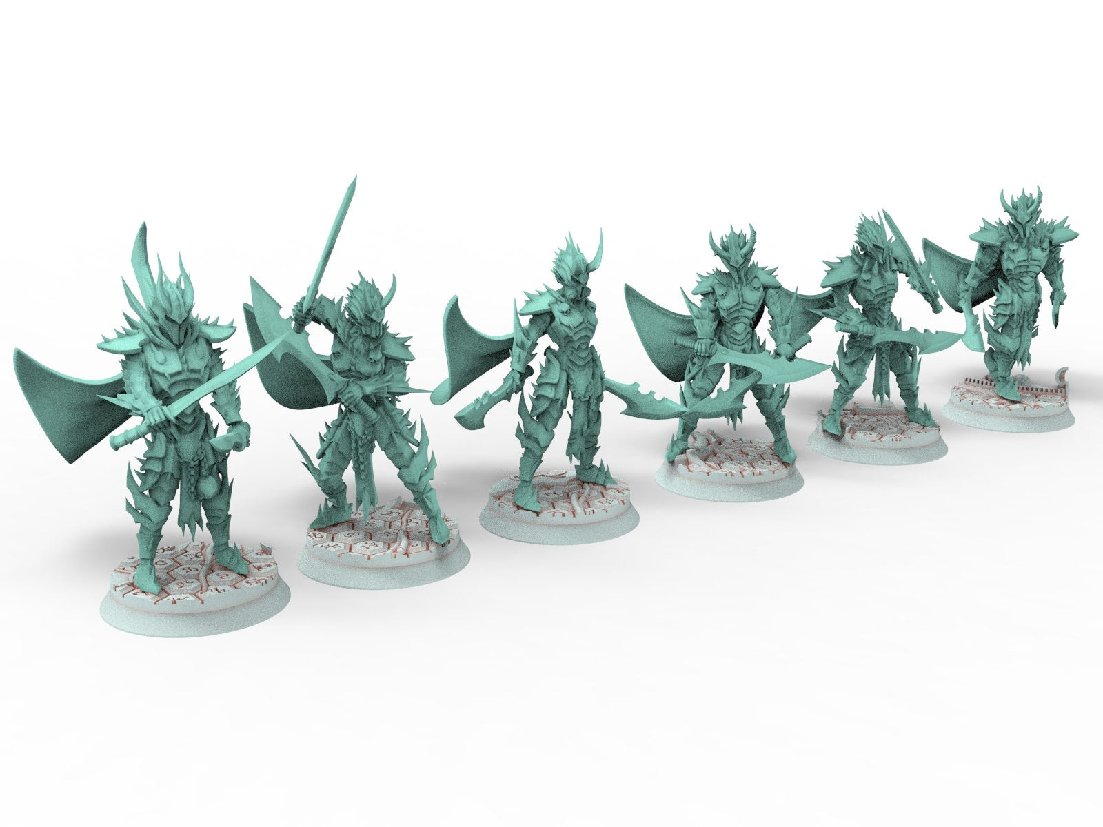 Dark City - Bodyguards warriors Dark eldar drow 