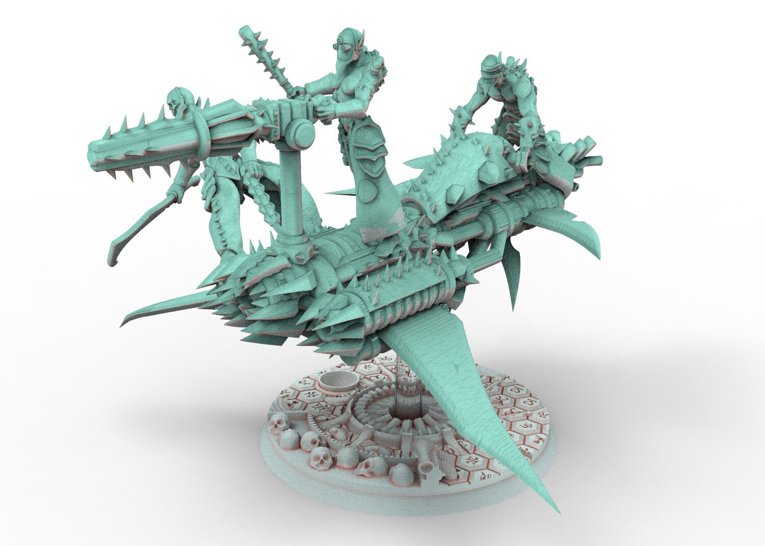 Dark City - Wracked tortured warriors light transport Dark eldar drow 