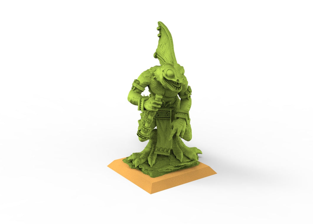 Lost temple - Skink blowgun lizardmen usable for Oldhammer, battle, king of wars, 9th age
