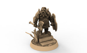 Dwarves - High Thane Ragnar Stoner The White Ravens of Norrokk, daybreak miniatures