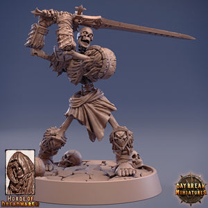 Undead - Bone Grunt of Outer Dreadmarsh, The Unliving Horde of Dreadmarsh, daybreak miniatures, daybreak miniatures