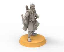 Load image into Gallery viewer, Harad - Desert warriors, southern men bow, Berber nomads, Harad Bedouin Arabs Sarazins miniatures for wargame D&amp;D, Lotr...
