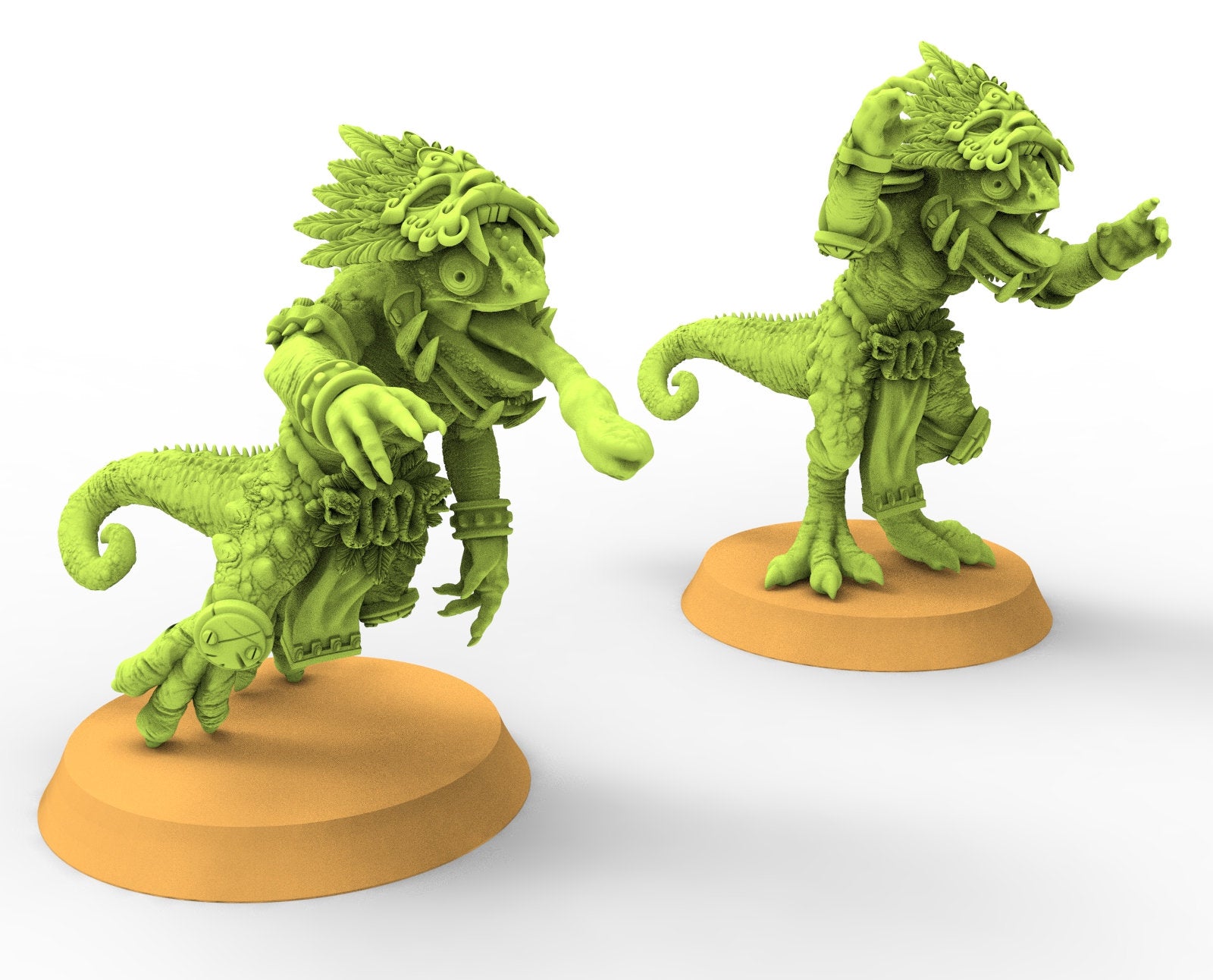 Lost temple - Chameleons players lizardmen usable for Fantasy football