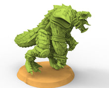 Charger l&#39;image dans la galerie, Lost temple - Caiman large player lizardmen usable for Fantasy football
