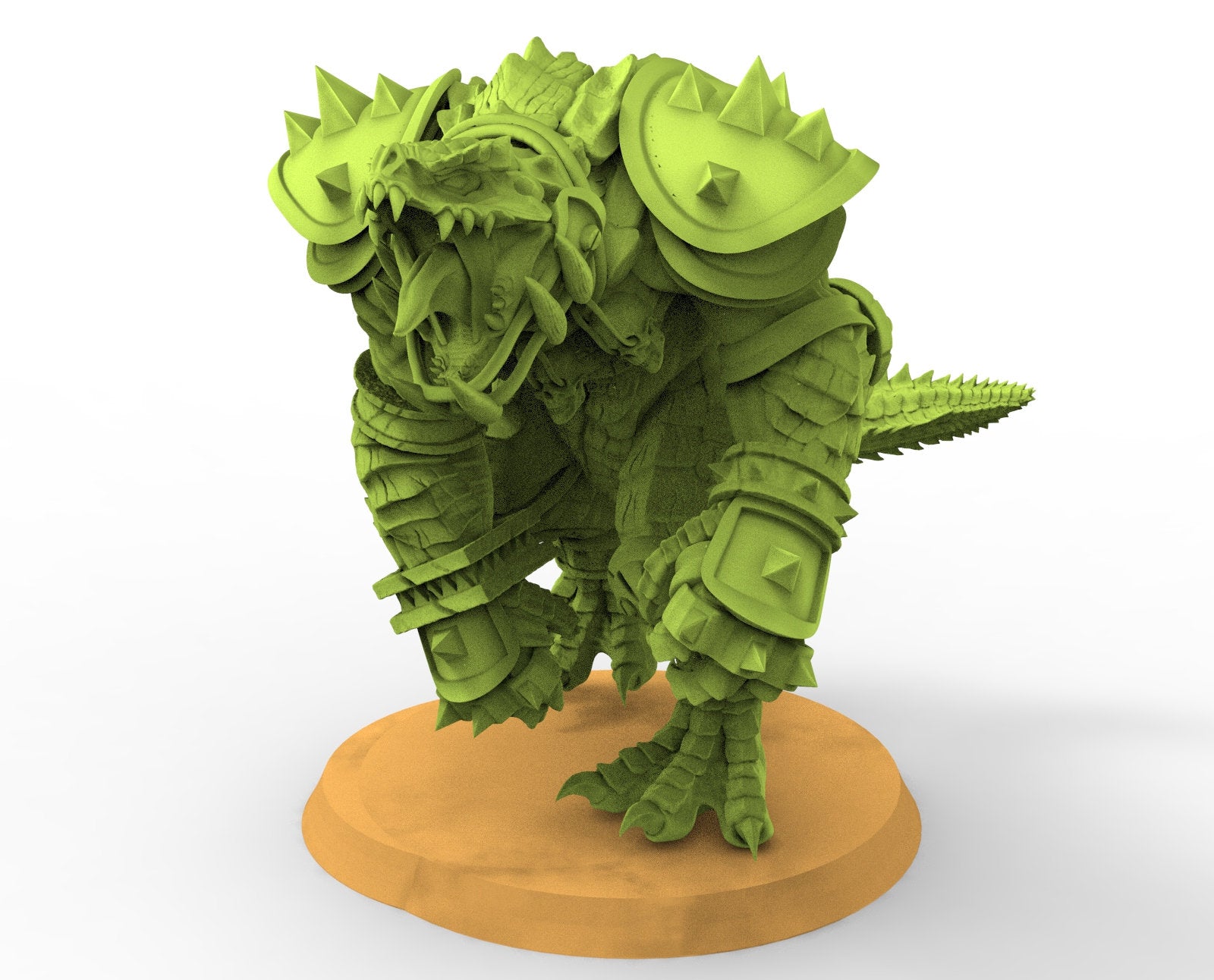 Lost temple - Caiman large player lizardmen usable for Fantasy football